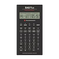 Texas Instruments BA II Plus Professional Financial Calculator Silver 9.8 Inch Texas Instruments BA II Plus Professional Financial Calculator Silver 9.8 Inch