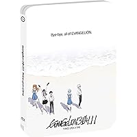 Evangelion: 3.0+1.11 Thrice Upon a Time - Limited Edition Steelbook [Blu-ray] Evangelion: 3.0+1.11 Thrice Upon a Time - Limited Edition Steelbook [Blu-ray] Blu-ray DVD 4K
