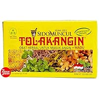 Sido Muncul Tolak Angin Herbal with Honey 12-ct, 180 Ml/ 6 fl oz (Pack of 1)