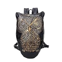 3D Generic Owl Design Girl School Bags For Teenagers Women Small Backpack