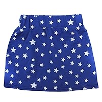 Petitebella Blue Stars Cotton Skirt Girl 1-8y