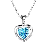 Silver 999 Heart Sterling Silver Necklace Female Clavicle Chain Pendant Birthday Gift For Girlfriend