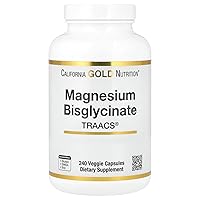Magnesium Bisglycinate, High Absorption Albion Minerals, 240 Veggie Capsules