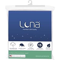Luna King Size Premium Bed Zippered Waterproof Pillow Protector