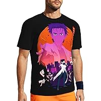 Anime Steins Gate T Shirt Men's Summer Round Neck Clothes Casual Short Sleeves Tee