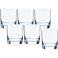 Toyo Sasaki Glass 05116 Whiskey Glass, Rock Glass, Tumbler, 9.8 fl oz (275 ml), Pack of 6, Cup, Made in Japan, Dishwasher Safe