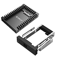 ORICO 2.5 SSD SATA to 3.5 Hard Drive Adapter Internal Drive Bay Converter Mounting Bracket Caddy Tray for 7 / 9.5 / 12.5mm 2.5 inch HDD / SSD with SATA III Interface