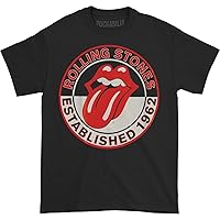 Rolling Stones Men's Est 62 T-Shirt Black