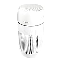 Homedics Air Purifier, 5-in-1 Tower Air Purifier, 99% HEPA-Type Filtration with UV-C Technology and Carbon Odor Filter, 4 Speeds, Essential Oil Aromatherapy Tray, for Medium Rooms