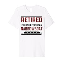 Narrowboat Outfit Idea For Women & UK Canal Boat Retirement Premium T-Shirt