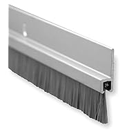 Pemko Brush Door Bottom Sweep, Clear Anodized Aluminum with 0.625
