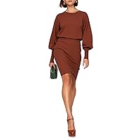 RTR Design Collective Brown Sweater Dress