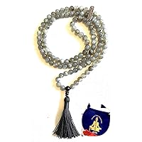 108 Mala Beads Necklace - Reiki Healing Crystals - Handmade Buddhist Prayer Beads