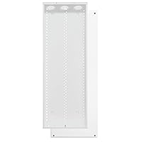 Legrand - OnQ 42 Inch Media Enclosure, 20 Gauge Cable Management Box, Cable Wall Cover with 2.5 Inch Opening for Wires, Recessed Media Box, Glossy White, EN4200