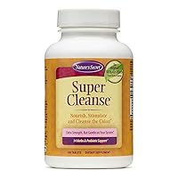 Nature's Secret Super Cleanse Extra Strength Total Body Cleanse, Support - Stimulating Blend of 14 Herbs with Probiotics - 100 Tablets