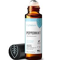 UpNature Peppermint Essential Oil Roll On - Morning Sickness Relief & Nausea Relief for Pregnant Women - Premium Quality Peppermint Oil - Therapeutic Grade Pregnancy Essentials