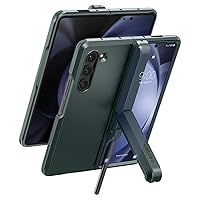 Spigen Tough Armor Pro P [Hinge Protection] Designed for Galaxy Z Fold 5 Case (2023) - Abyss Green