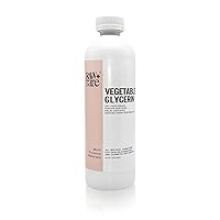 Organic Vegetable Glycerin Liquid, Food Grade Glycerine for Skin and Hair Care, Cosmetic and Pharmaceutical, Kosher, Halal, Vegetable Glycerine