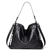 Hobo Purses and Handbags for Women Shoulder Bag Large PU Leather Crossbody Bags Tote