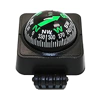 Adjustable Navigation Dashboard Car Compass Cycling Hiking Direction Pointing Guide Ball Shaped Compass for Outdoor Car Boat Truck