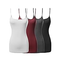 Made by Emma Women's Adjustable Camisole for Women Spaghetti Strap Tank Top Camisoles
