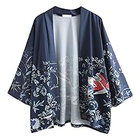 ZooBoo Japanese Kimono Dress Cardigan - Loose Jacket Clothing Robe Costume Bathrobe Sleepwear for Women Girls