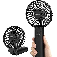 EasyAcc Handheld Fan, 2023 4th New 5000 Battery Operated Desk Fan [ 4 Speed 20 Hours Quiet Powerful Hand Fan ] Power Indicator/One Touch Power Off Foldable Personal Fan for Travel Office Outdoor