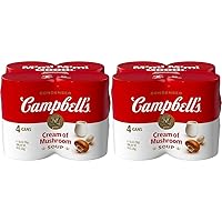 Campbell's Condensed Cream of Mushroom Soup, 10.5 oz Can (Pack of 8)