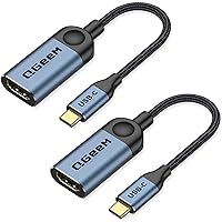 USB C to HDMI Adapter 4K Cable, USB Type-C to HDMI Adapter [Thunderbolt 3/4] for Laptop MacBook Pro/Air, iPhone15 Pro max, Dell XPS, HP.Pixelbook, Thinkpad,Surface,etc.-Blue-2Packs