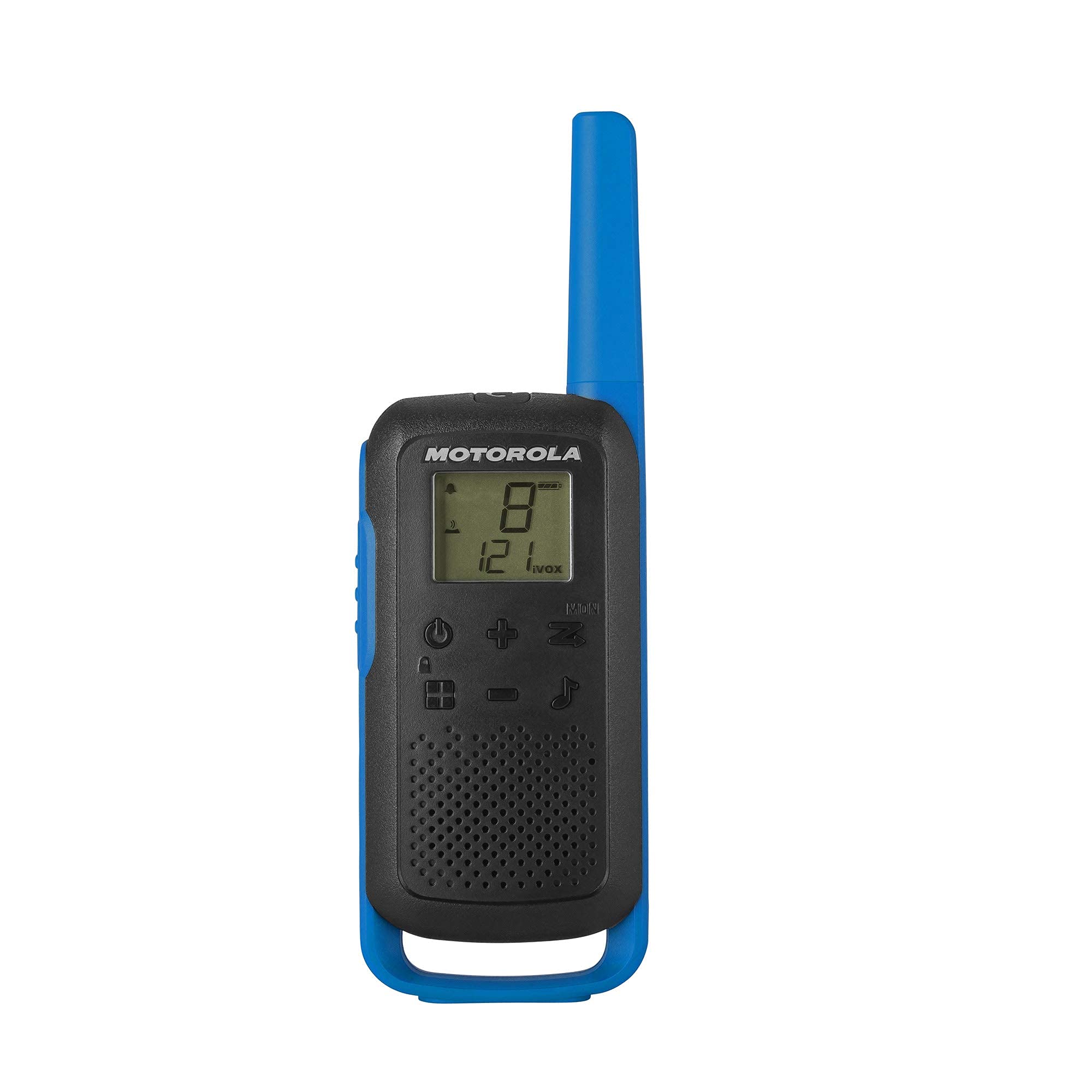 Motorola Solutions T270 Two-Way Radio Black W/Blue Two-Pack