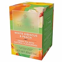 Taylors of Harrogate White Hibiscus & Peach Green Tea, 20 Teabags