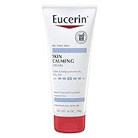 Eucerin Skin Calming Cream - Full Body Lotion for Dry, Itchy Skin, Natural Oatmeal Enriched - 14 oz. Tube