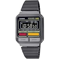 Casio Digital Wristwatch, Vintage Series, A120WE Series, Unisex, Overseas Model