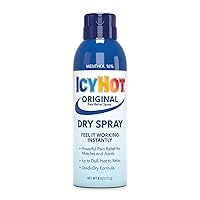 Icy Hot Pain Relief Dry Spray, Maximum Strength with Menthol, 4 Ounces