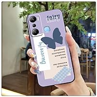 Lulumi-Phone Case for infinix X665C/Hot20i/X665E, Full wrap TPU Durable Shockproof Waterproof Silicone Fashion Design Anti-dust Soft case Cartoon Cute Anti-Knock Protective Cover