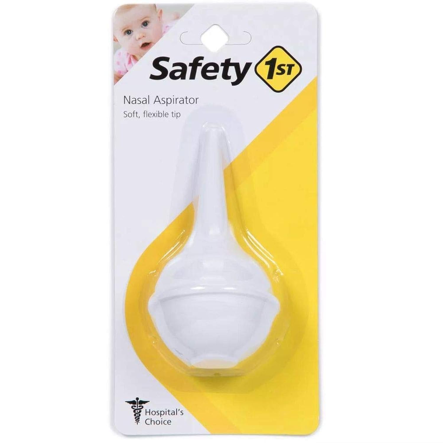 Safety 1st 3-in-1 Nursery Thermometer, Analog & Nasal Aspirator, White, One Size