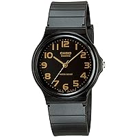 CASIO Standard analog watch Black × Gold overseas model MQ-24-1B2LJF