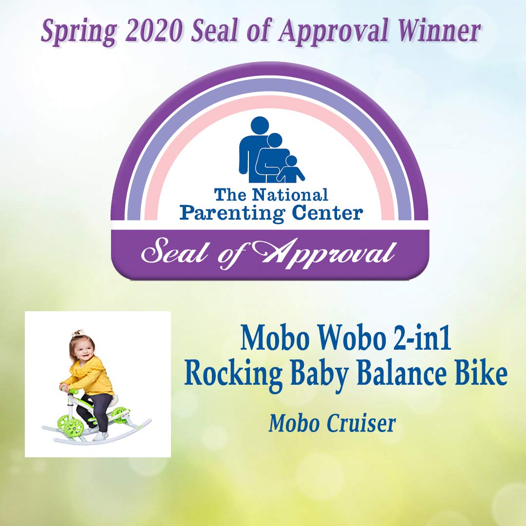 Mobo Cruiser Wobo Rocking Horse Ride On & Baby Balance Bike,5 inches