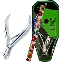 Professional Stainless Steel Cuticle Nipper C-04 (D-03) Jaw 14 Cuticle Cutter Trimmer Manicure Tools with Double Spring– Perfect Nail Care Tool at Home/Spa/Saloon Osimihome
