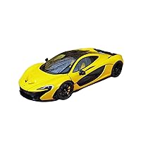 car Model 1:18 for McLaren P1 Supercar Resin Model Scale Die-Casting Car Ornament Finished Collection Vehicle Multiple Colour (Color : Yellow)