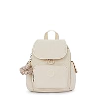 Kipling Women's City Pack Mini Backpacks, Beige Pearl, 10.75''L x 11.5''H x 5.5''D