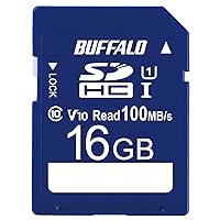 Buffalo RSDC-016U11HA/N SD Card, 16GB, 100MB/s, UHS-1, Speed Class 1, VideoSpeedClass 10, IPX7, Full HD, Data Recovery Services
