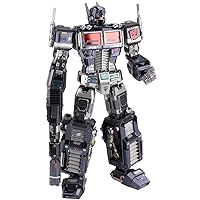 Metamorphic Toys, Car Models, Alloy Deformation Toys, G1 Dark Optimus Prime Movable Doll Toys, Gifts for Children, Girls and Boys (Black 10 Inches)