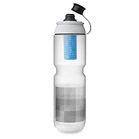 HydraPak Breakaway+ 30oz / 880ml Filtered Squeeze Water Bottle - For Cycling, Hiking, & More - Fits Bike Cages & Backpack Pockets, Integrated Water Filter, BPA-Free
