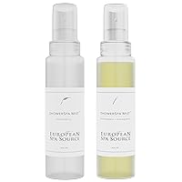 ShowerSpa Mist Spray Bundle (Classic Eucalyptus & Lemongrass + Eucalyptus) for Aromatherapy, at Home Spa Experience, Sinus Congestion Relief, and Tension Relief, 4 fl oz. (Each)