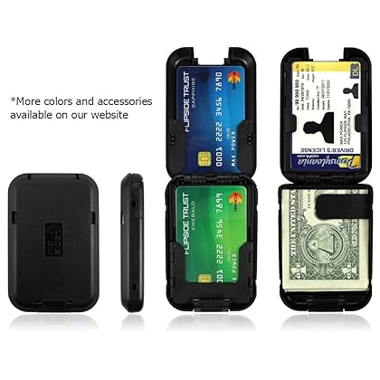 Flipside Wallets Flipside 4 RFID Blocking Wallet for Men with Removable Money Clip - Slim, Secure and Crush Resistant