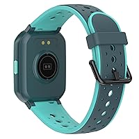 Sport Watch Band Compatible Watch for Boys Girls, Soft Silicone Replacement Sport Strap Wristband Kids Watch