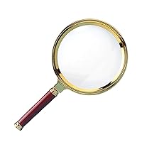 Magnifyiglass Abs Optical Lens High Magnification Hd Elderly Magnifyiglass 10X Handheld Magnifier Read Watch Phjewelry Appraisal Electronic Repair Portable Magnifier