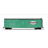 New York Central Railroad Box Car with Plug Door & Roof Walkway Running Number #48137 HO Scale Train Rolling Stock HR6635D