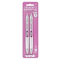 Uniball Signo 207 Pink Ribbon Gel Pen 2 Pack, 0.7mm Medium Black Pens, Gel Ink Pens | Office Supplies by Uniball are Pens, Ballpoint Pen, Colored Pens, Gel Pens, Fine Point, Smooth Writing Pens